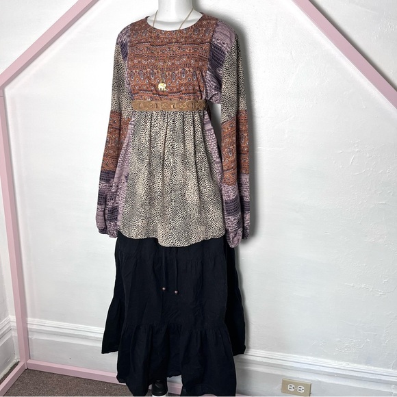 Ces Femme Multicolor Patchwork Blouse - Picture 4 of 9